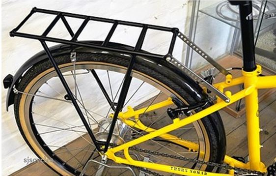 MidGard Portapacchi Posteriore In Alluminio Per Bici 24-29'' - Con Riflettore E Sgancio Rapido, 9kg