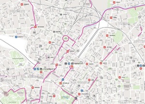 Milano: mappa cartacea e digitale per muoversi in bici