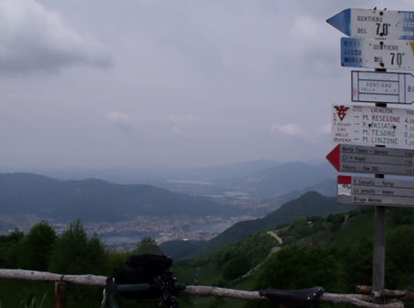 panorama dalla forcella alta del pertus