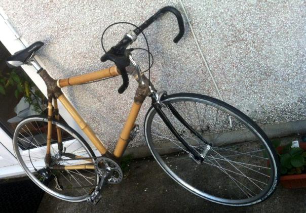 Biciclette di bamboo autocostruite a Londra