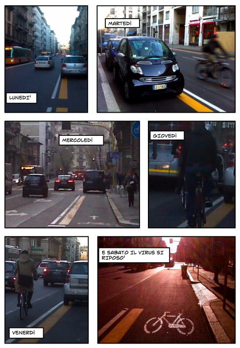 10. Milano. Ciclopista Fotoromanzo Settimanale 10. Milano. Ciclopista Fotoromanzo Settimanale