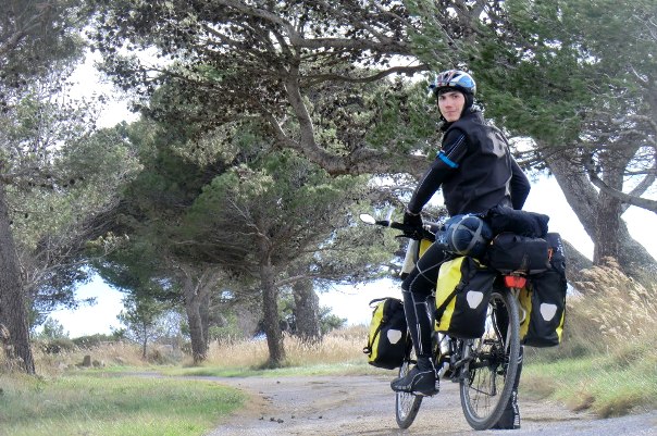 Alain, 22 anni, giro l’Europa in bici