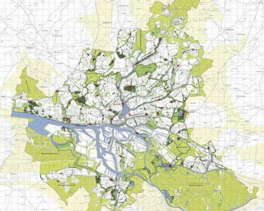 Amburgo senza auto, mappa