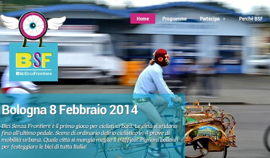 Bici senza frontiere Bologna 8 febbraio