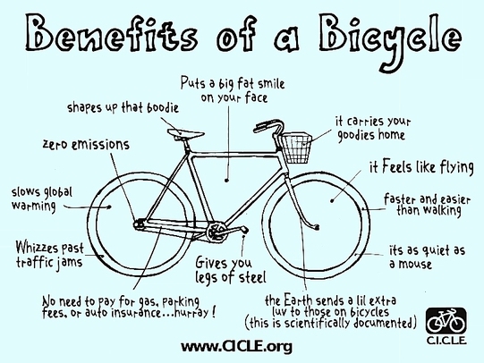 12 benefici dell’andare in bici