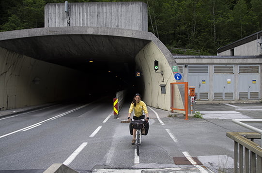 tunnel ciclabile