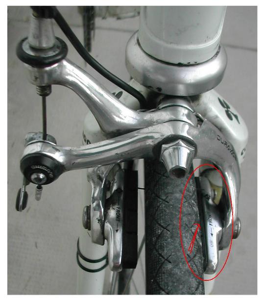 T TOOYFUL 1 Paio Pastiglie Freni Scarpe Bici da Corsa Fixed Gear Freni per Biciclette 55mm
