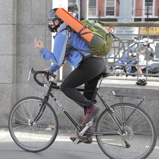 I ciclisti sono i meno esposti all’inquinamento atmosferico