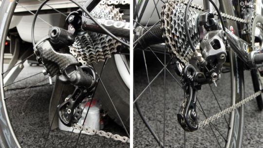 deragliatore posteriore della bicicletta in lega di alluminio,installazione e rimozione rapida,accessorio per la velocità di bicicletta,nero,diametro 0,87 pollici,1 paio Trasmissione della bicicletta 