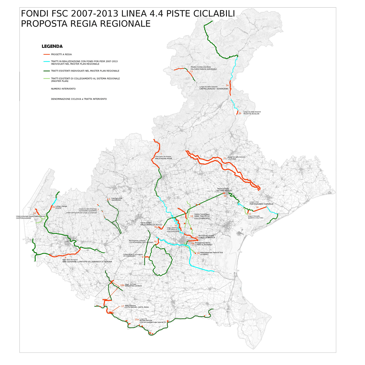 Veneto sempre più ciclabile: 27 milioni per 308 km di nuove piste