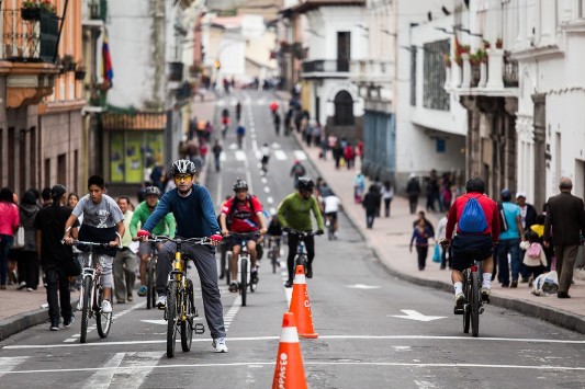Ciclopaseo, prima esperienza car-free a Quito