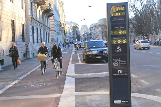 Censimento ciclisti urbani milano