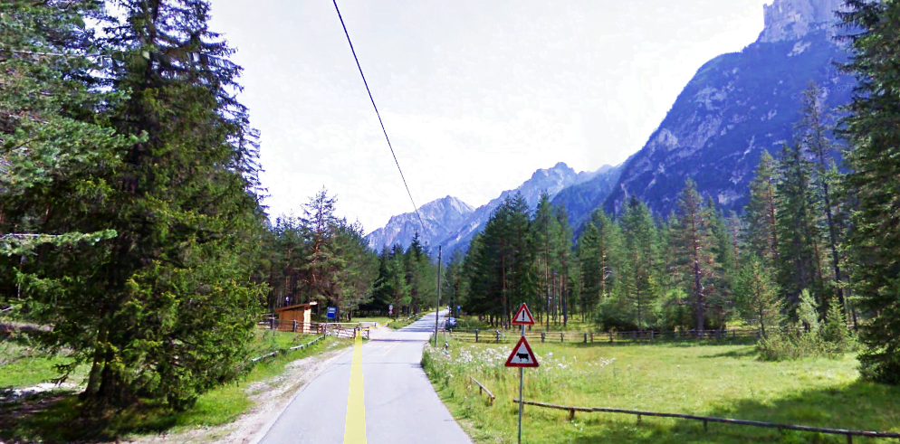strada dintorni San Vigilio di Marebbe
