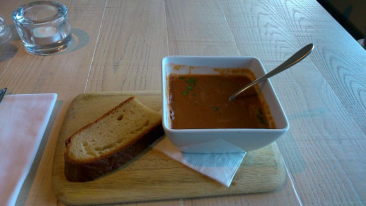 Fish soup at Kylesku