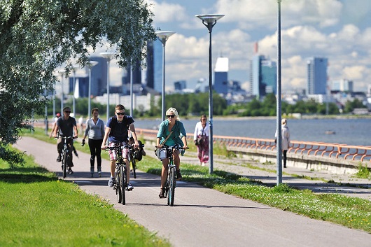 Tallinn in bicicletta, la principessa del nord