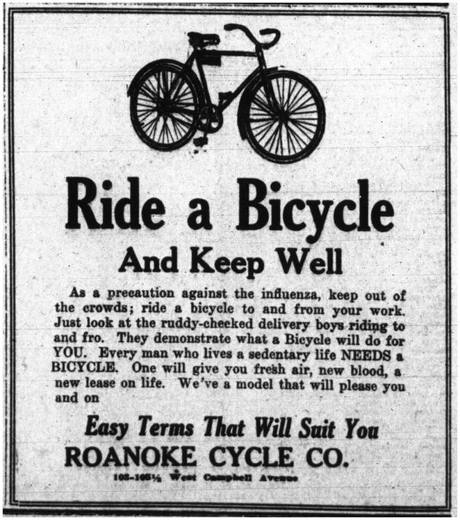 pubblicità inglese a favore della bici