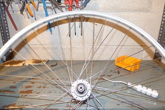 Ultime fasi di irraggiamento ruota bici Ruota_59
