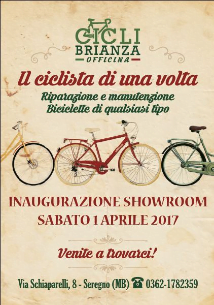 1 aprile: bici, birra e salami presso CicliBrianza a Seregno