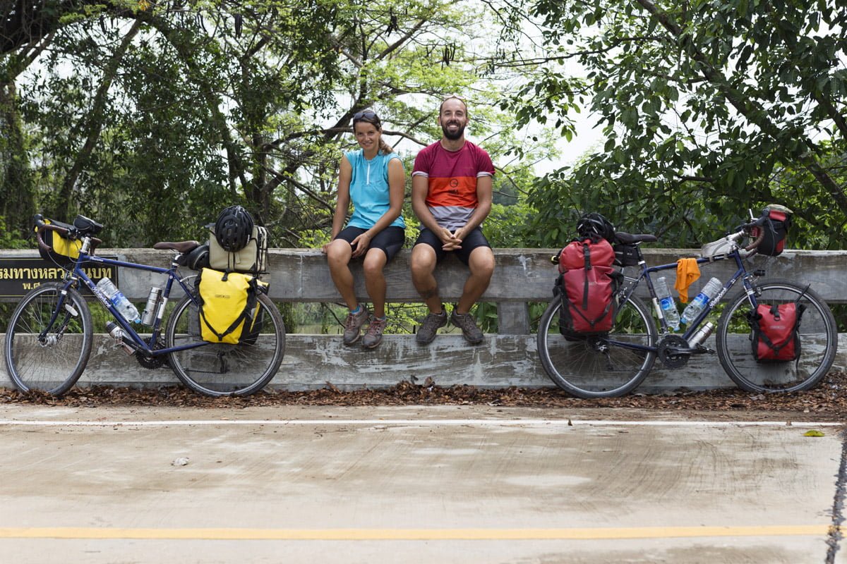 Ciclisti in Isan