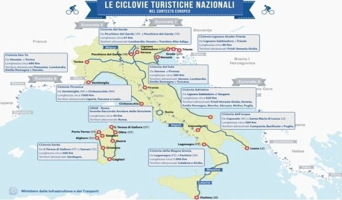ciclovie nazionali