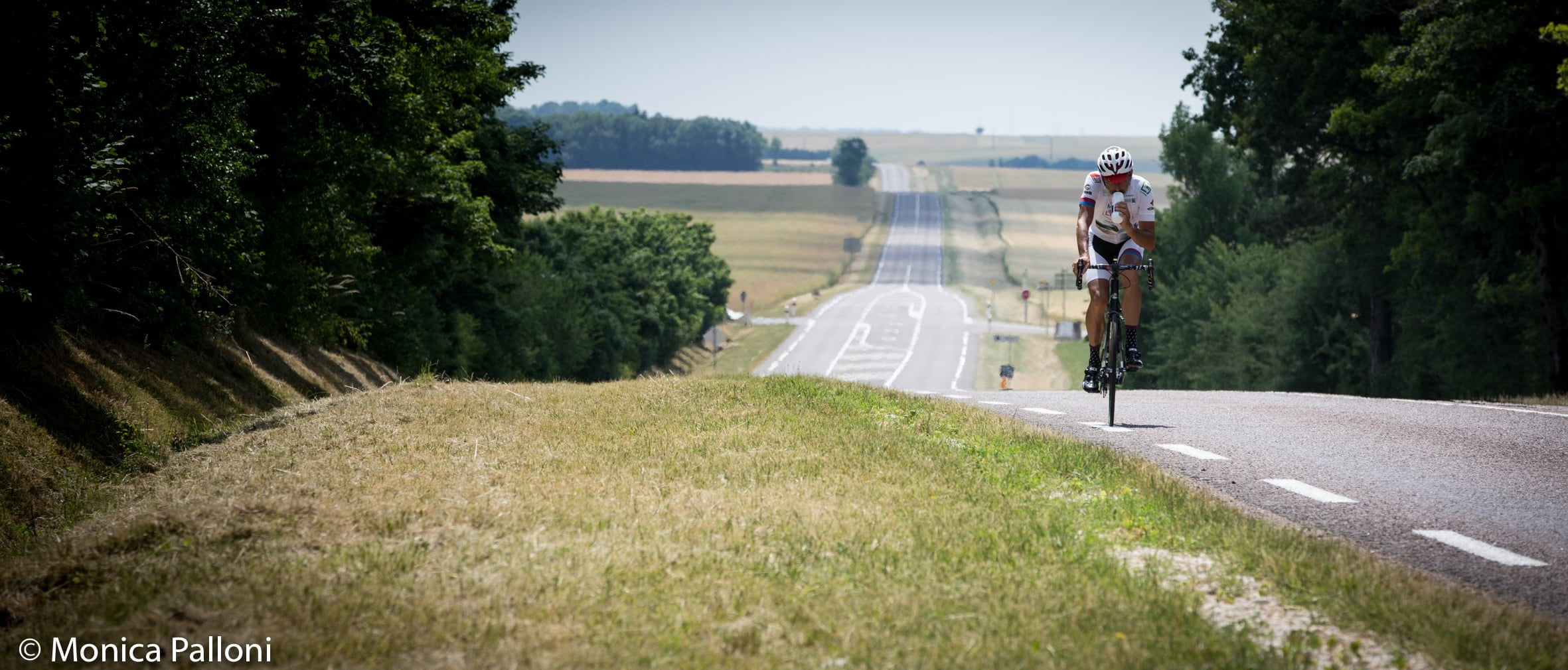 in bici in campagna