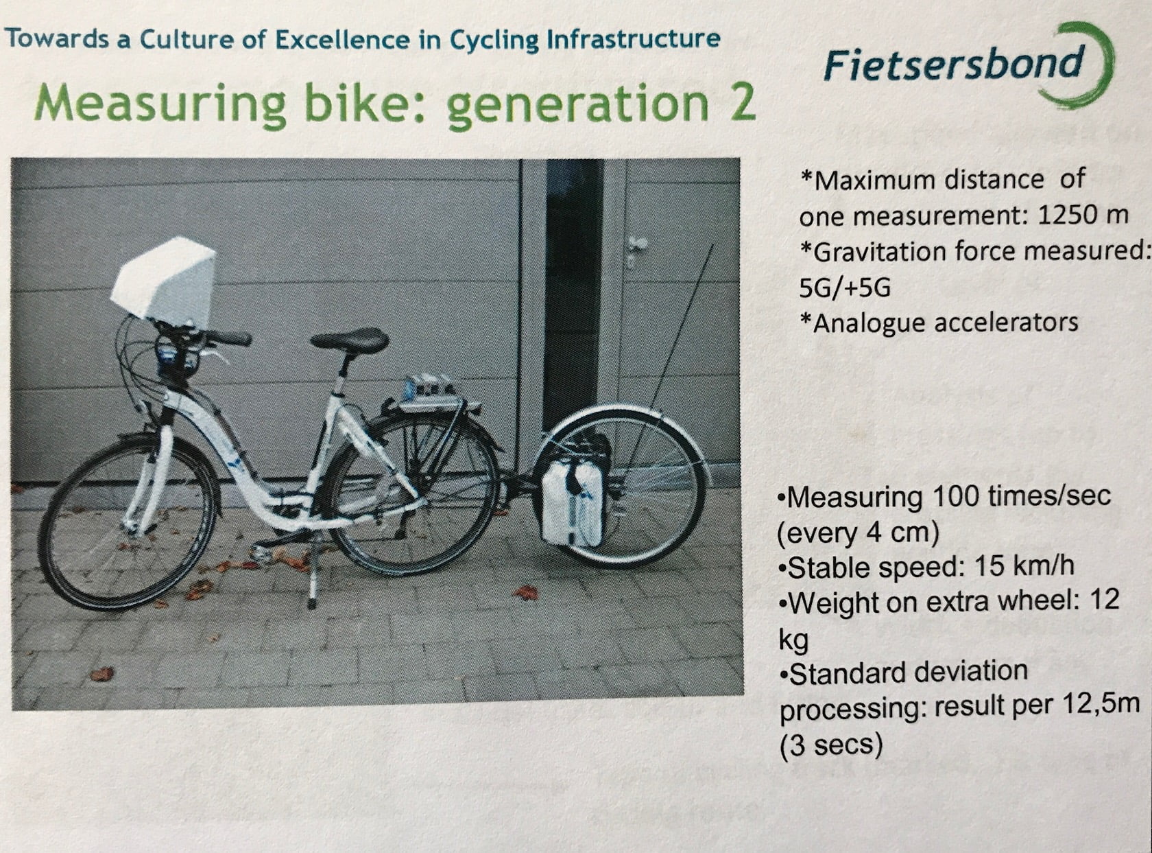 bici per misurazione