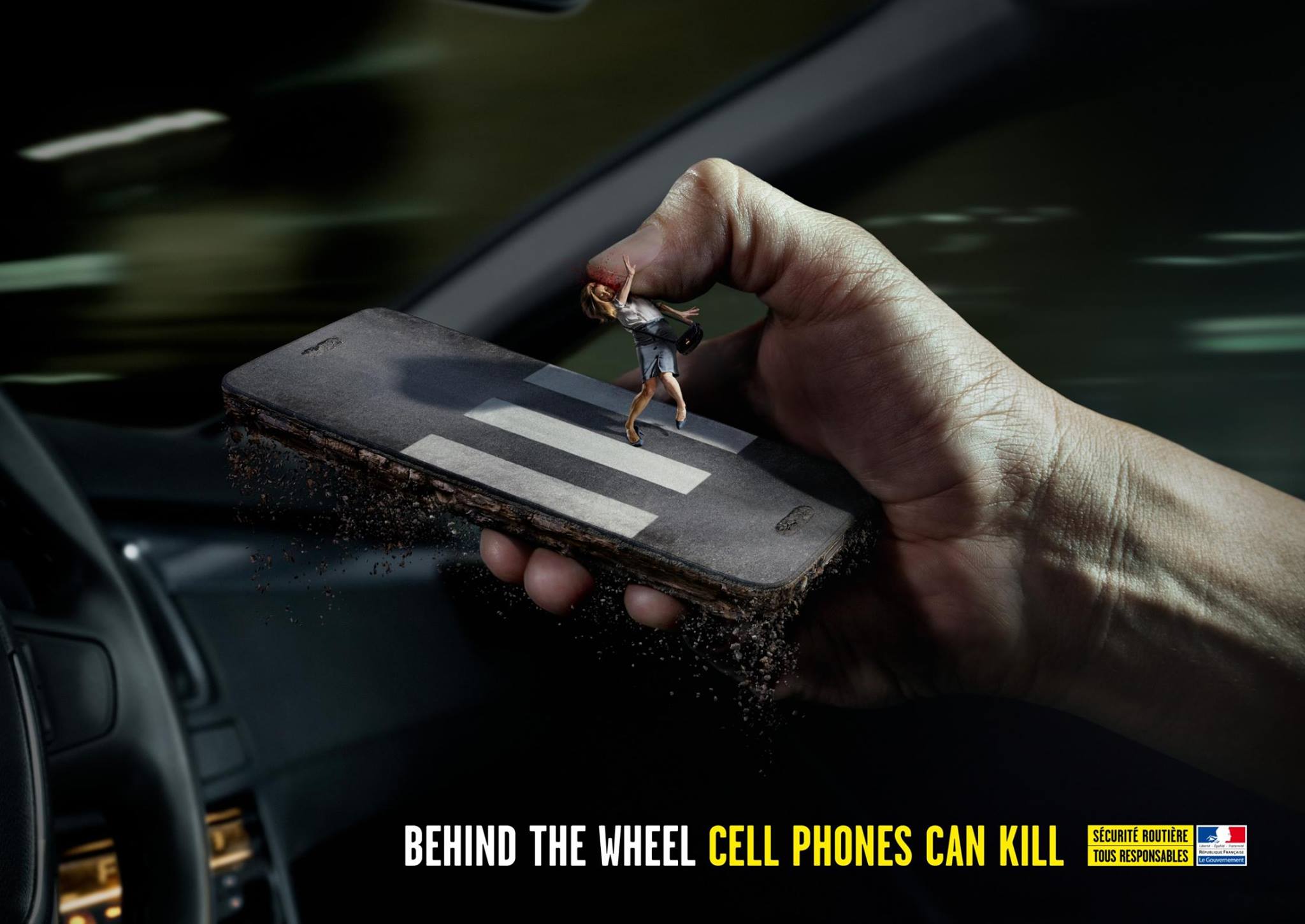 smartphone al volante