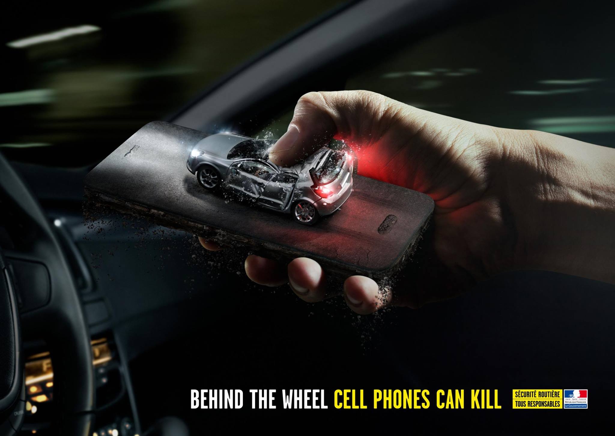 smartphone al volante