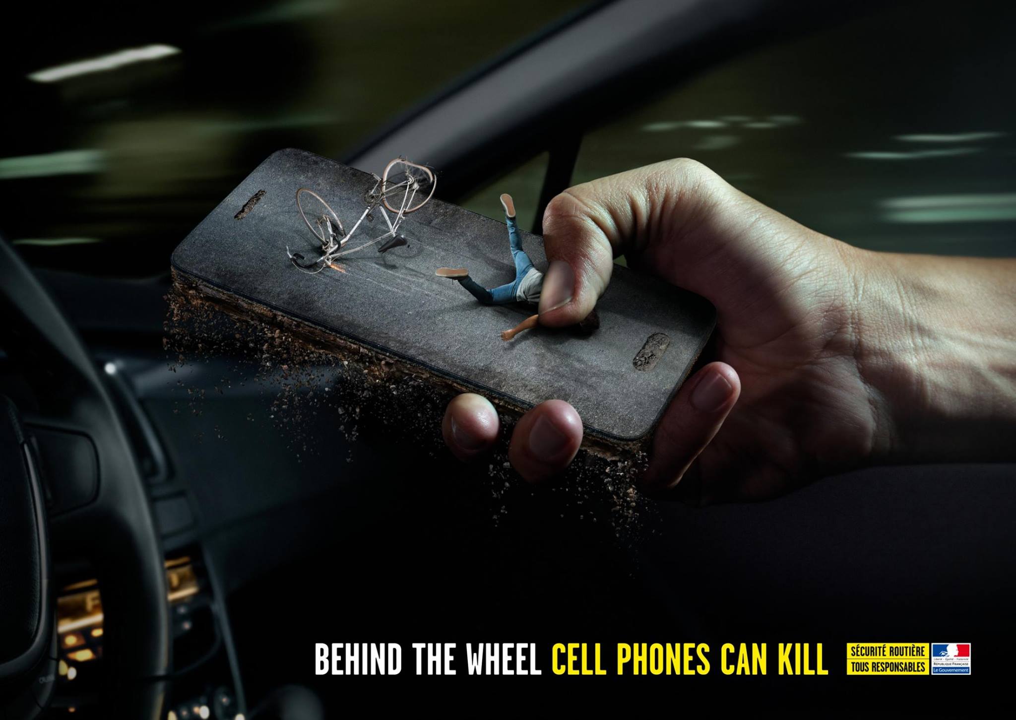 smartphone al volante