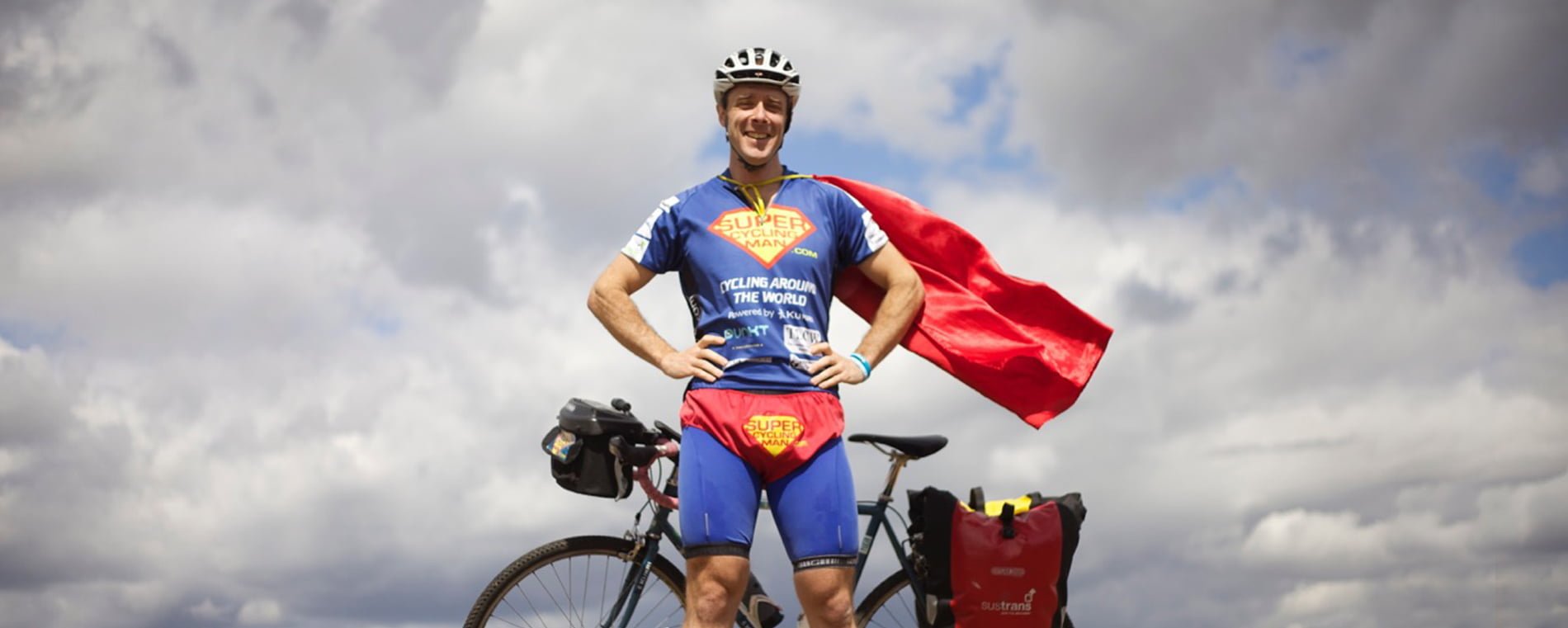 super cycling man