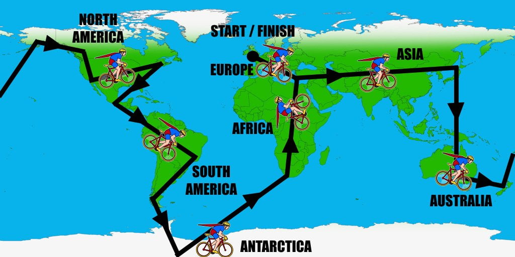mappa viaggio superman