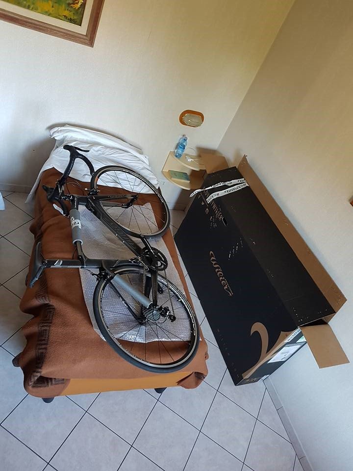 bici sul letto