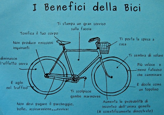 vantaggi e svantaggi della bicicletta