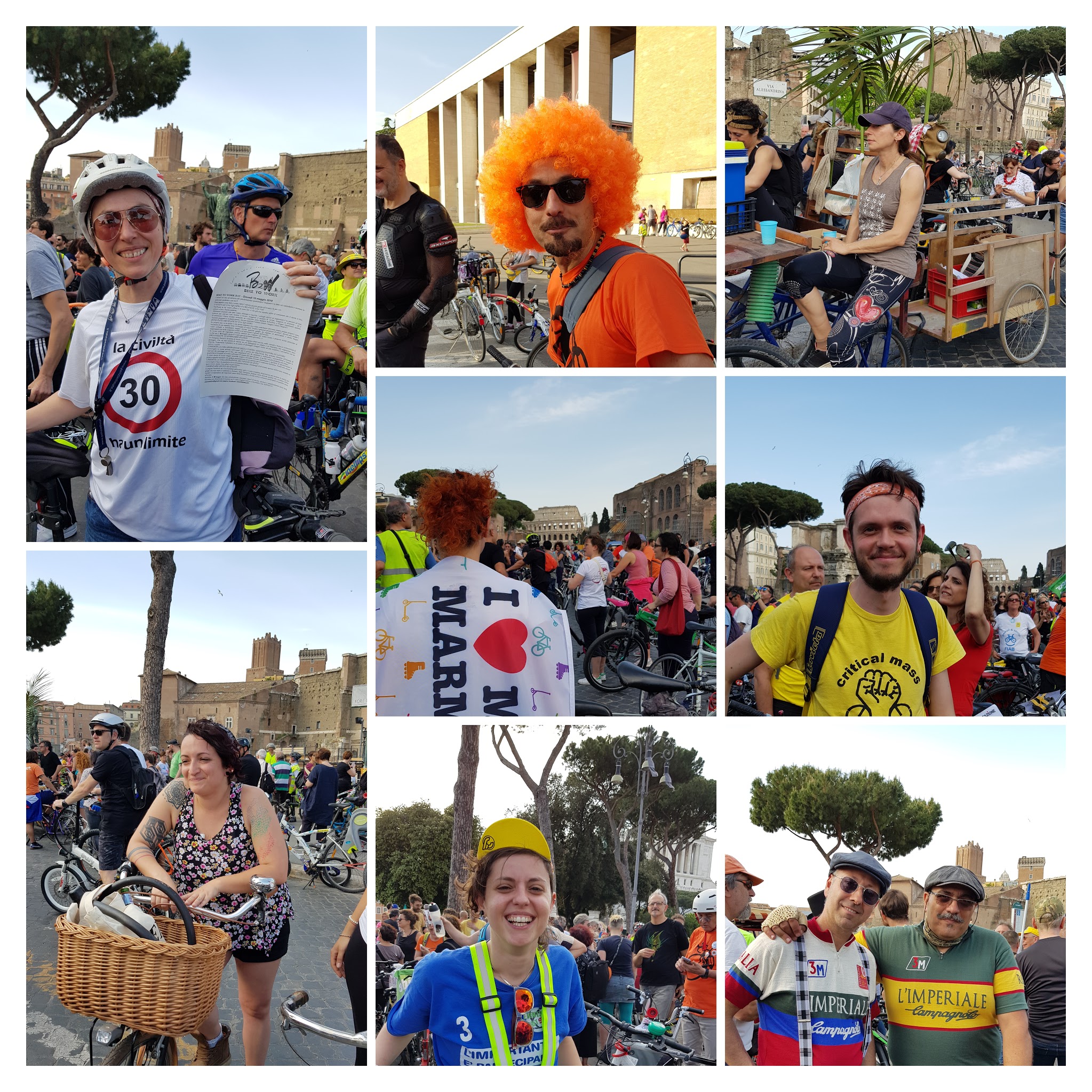 Bicifestazione a Roma: ora c’è da pedalare