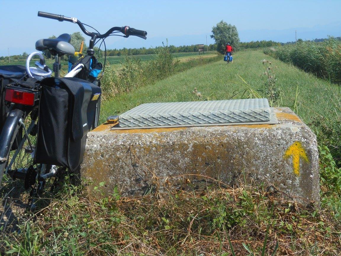 via postumia in bici