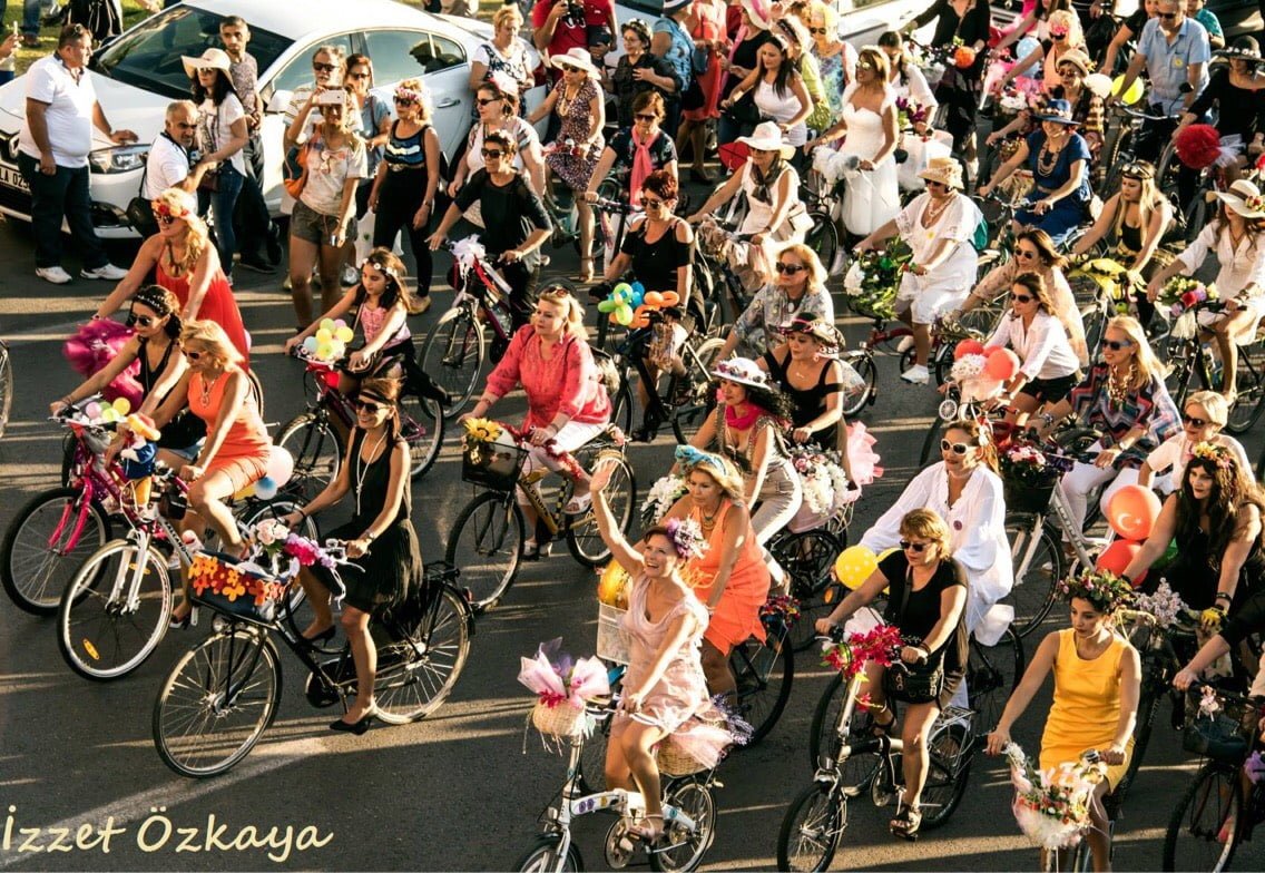 Fancy Women Bike Ride