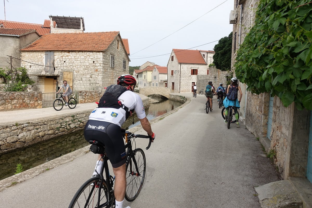 isole della Croazia in bicicletta