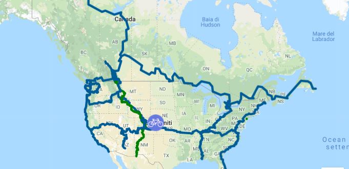I grandi itinerari cicloturistici del Nord America: Stati Uniti e Canada