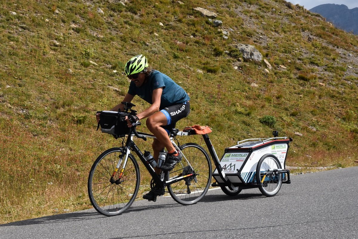 traversata delle Alpi in bicicletta