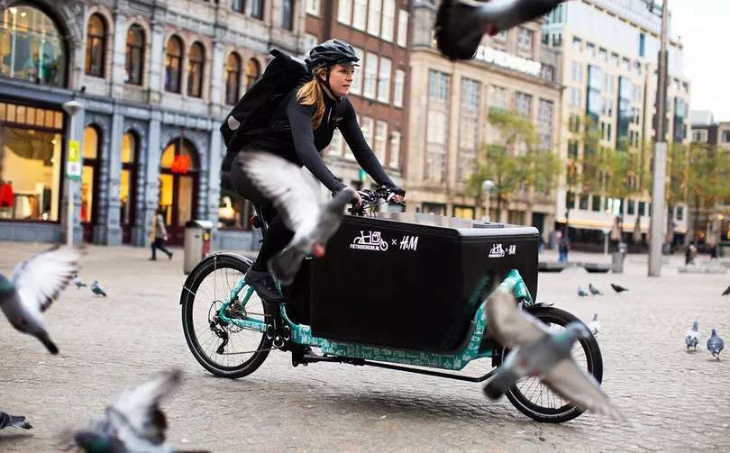 Consegna in cargo bike in città