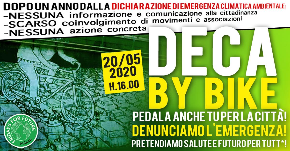 Milano, ritorno al futuro (in bici) contro l’emergenza climatica
