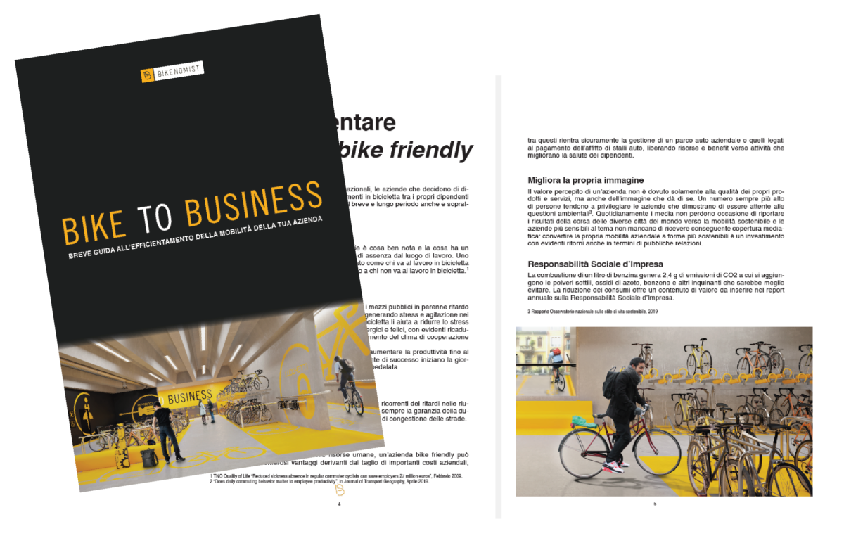 Bike To Business: la guida gratuita alla mobilità aziendale