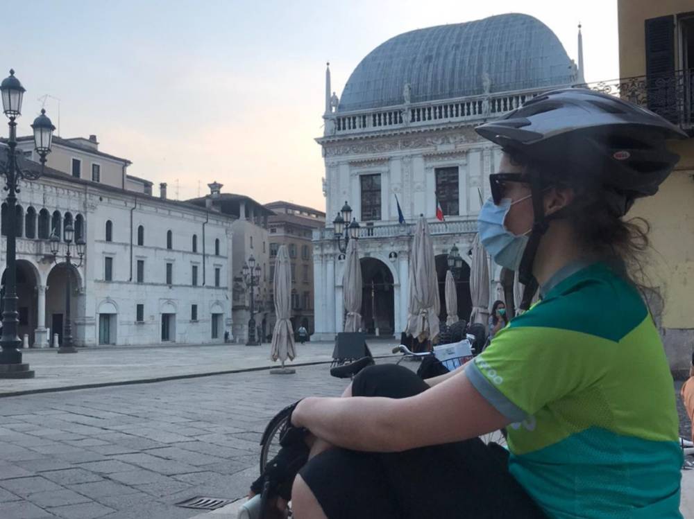 Raffaella Bonomi rider a Brescia