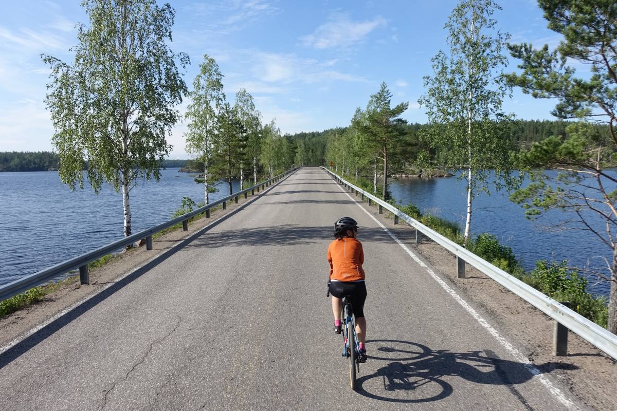 finlandia cicloturismo lago saimaa puumala