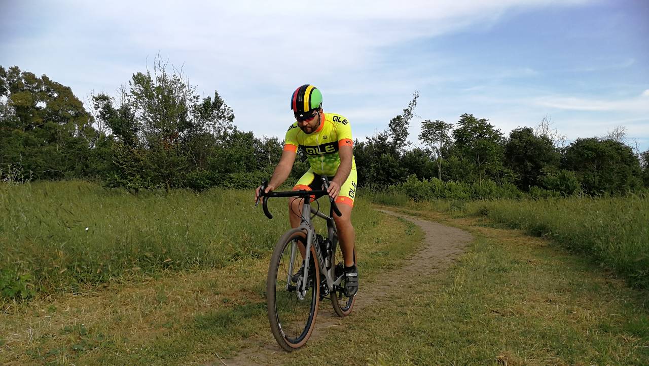 Canyon Grizl posizione in sella gravel