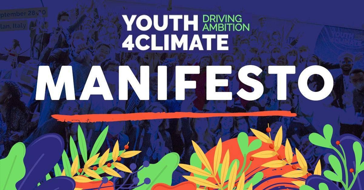 COP26 YOUTH 4 CLIMATE MANIFESTO