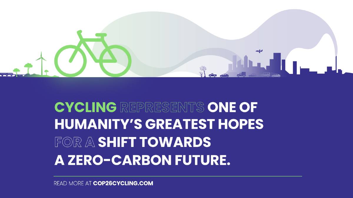 COP26 bici combatte i cambiamenti climatici