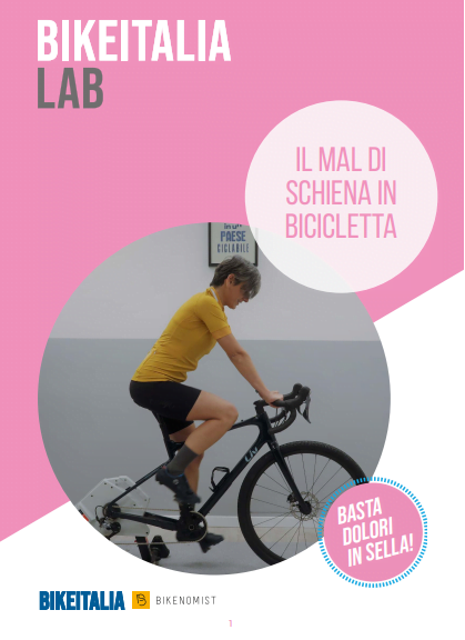 Mal di schiena in bicicletta