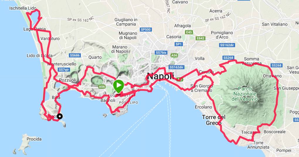 Randonnée Napoli 100 km