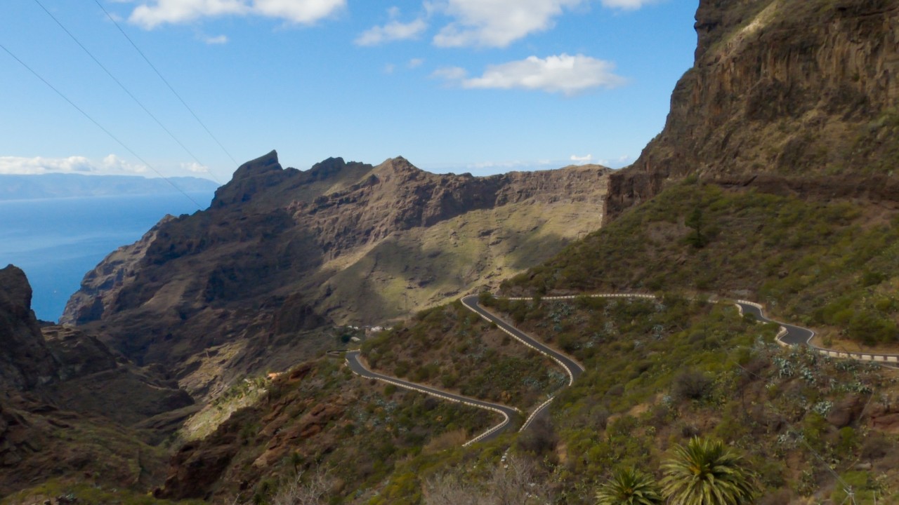 Tenerife veduta di Anaga in bici bikepacking cicloturismo